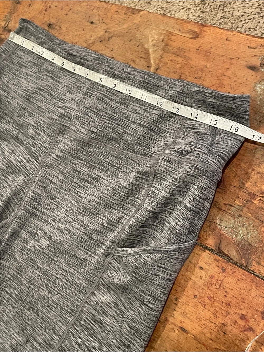 torrid Heathered Charcoal Bike Shorts L49 - Picture 9 of 11